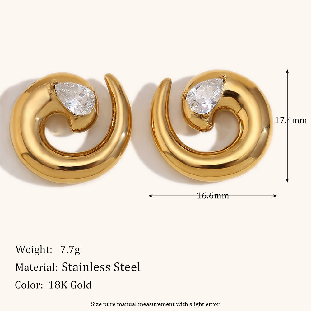 316L Stainless Steel Jewelry Fashion Earrings