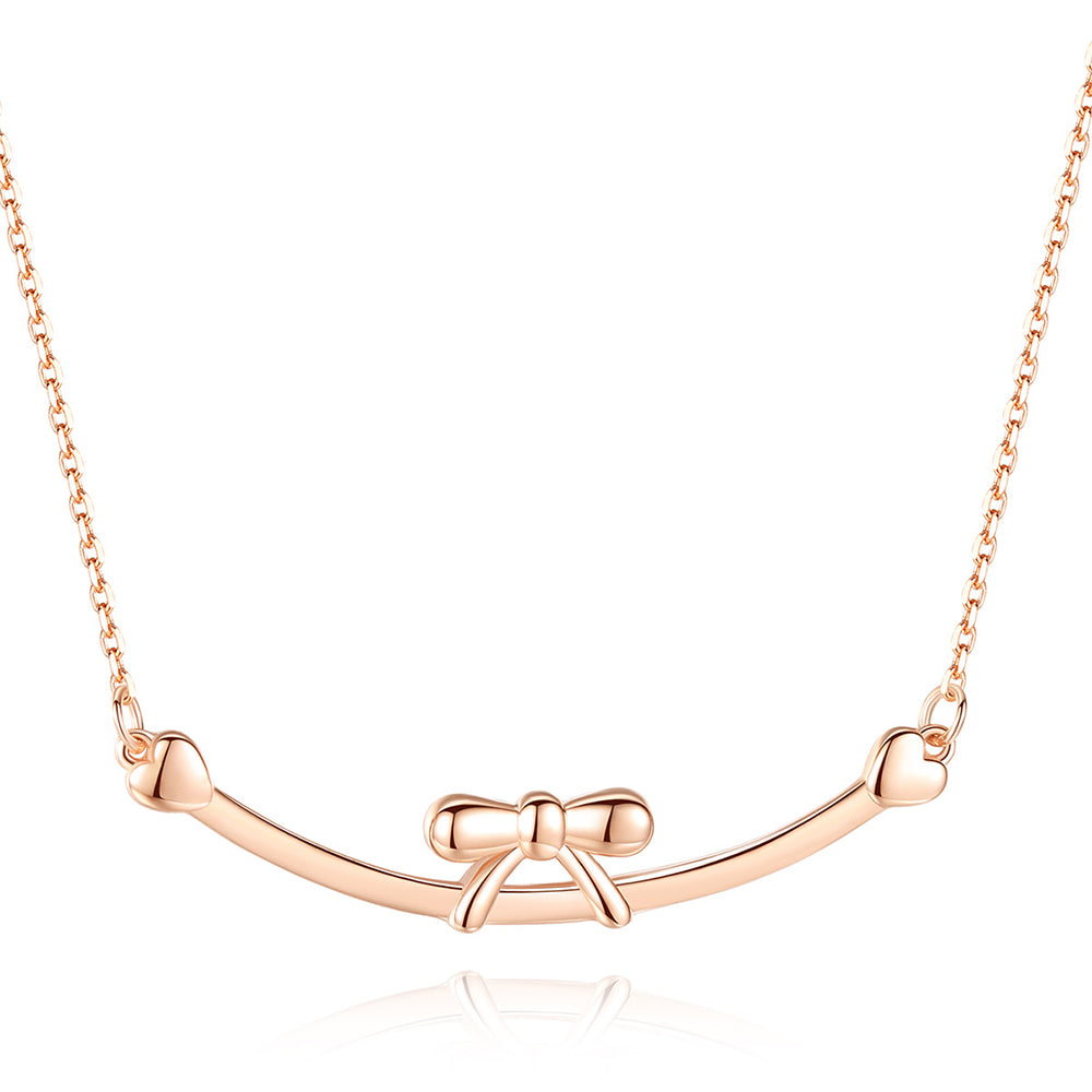 925 Sterling Silver Necklace Fashion Jewelry Gift for Women Girls