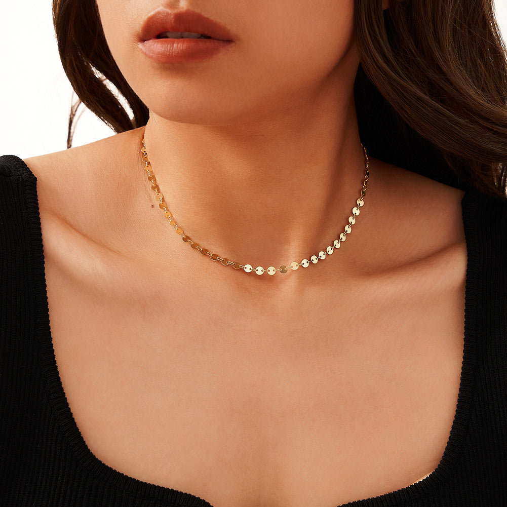 925 Sterling Silver Flat Mirror Chain