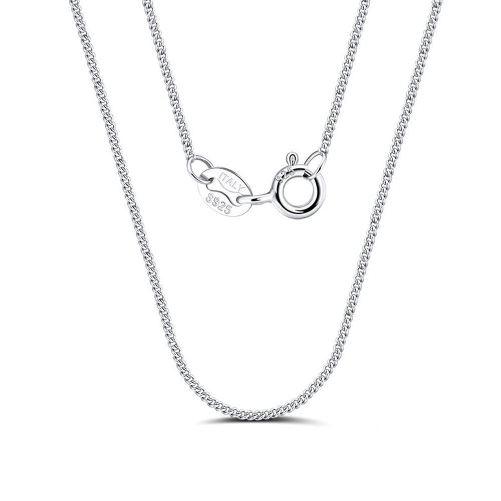 925 Sterling Silver Cuban Chain 3.6mm 5.0mm 7.0mm
