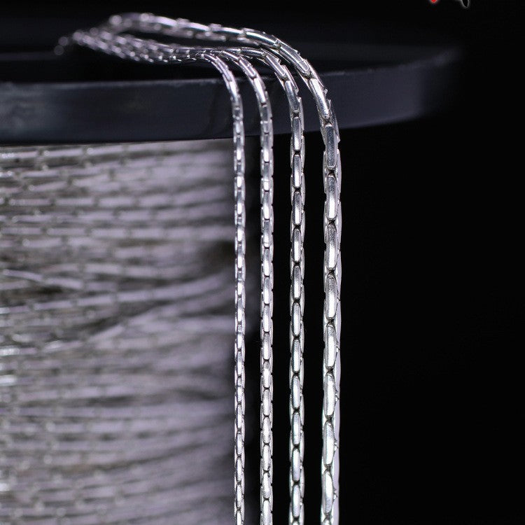 925 Sterling Silver Cardano Chain 0.6mm 1mm 1.3mm 1.5mm 2mm