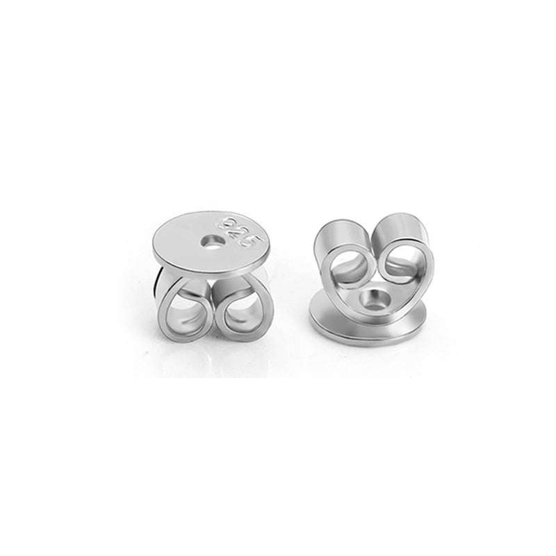 925 Sterling Silver Round Earring Back
