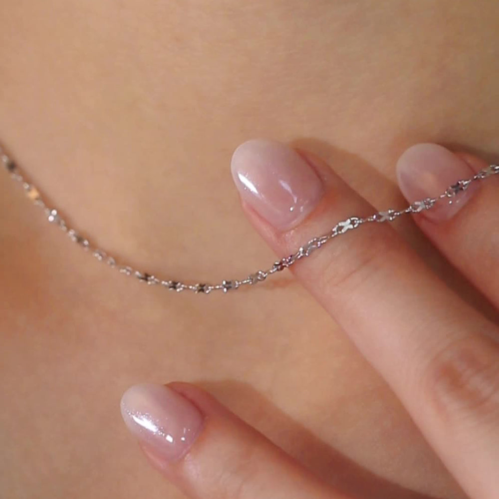 925 Sterling Silver Butterfly Chain