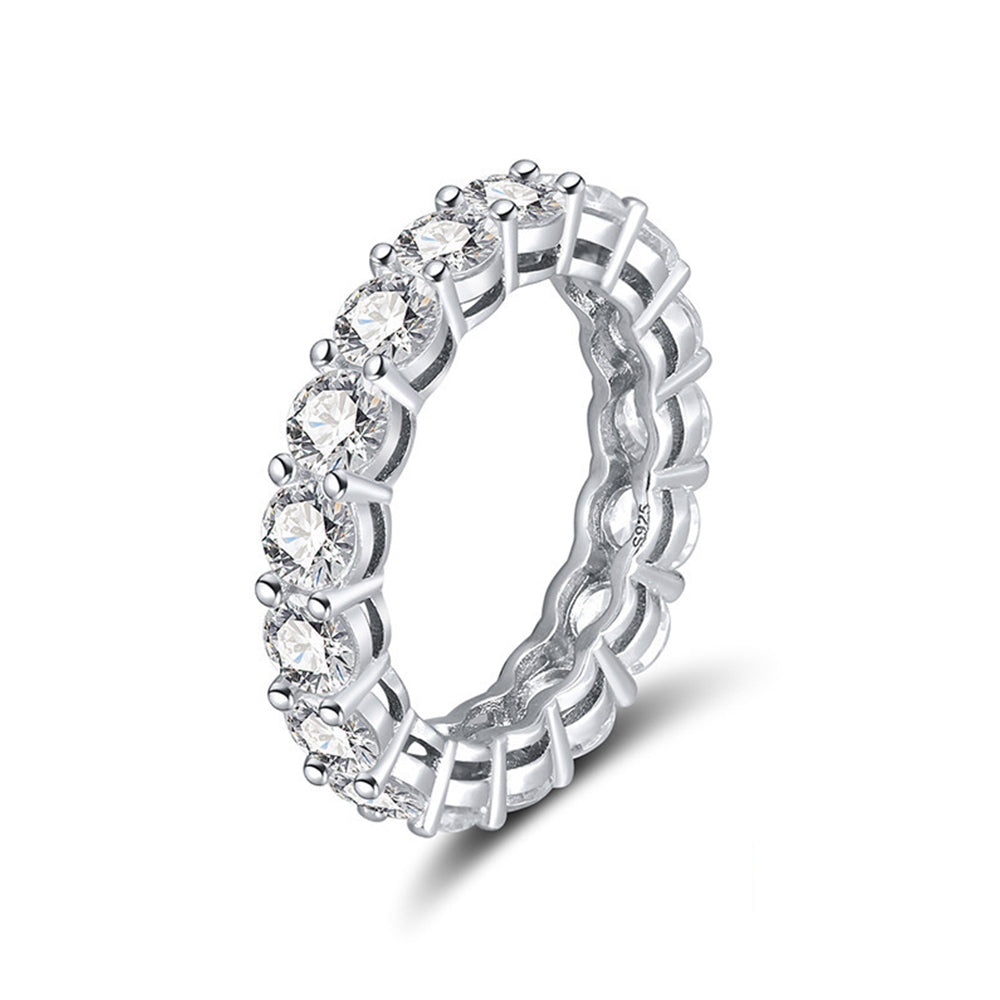 925 Sterling Silver Tennis Ring