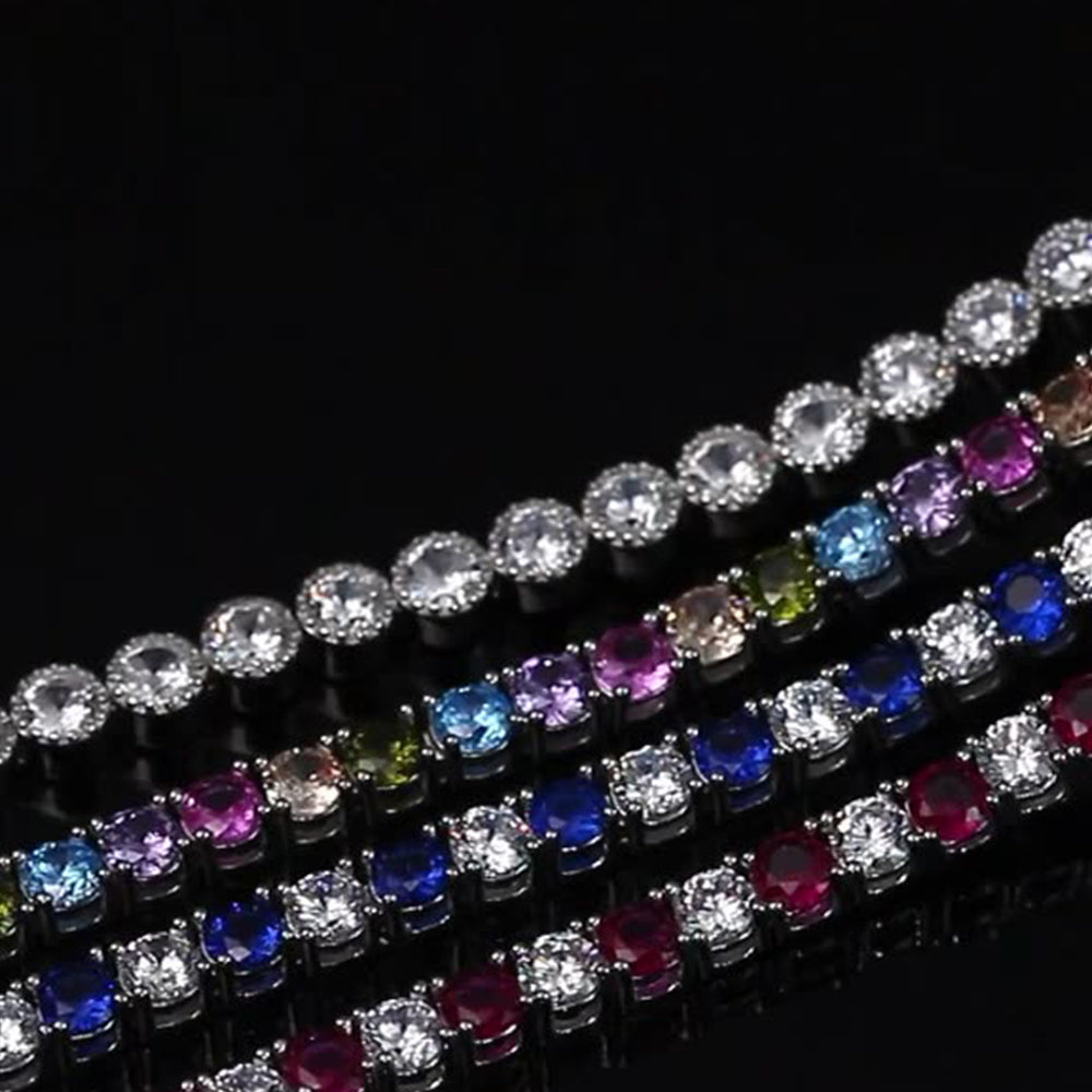 925 Sterling Silver 3mm Tennis Bracelet