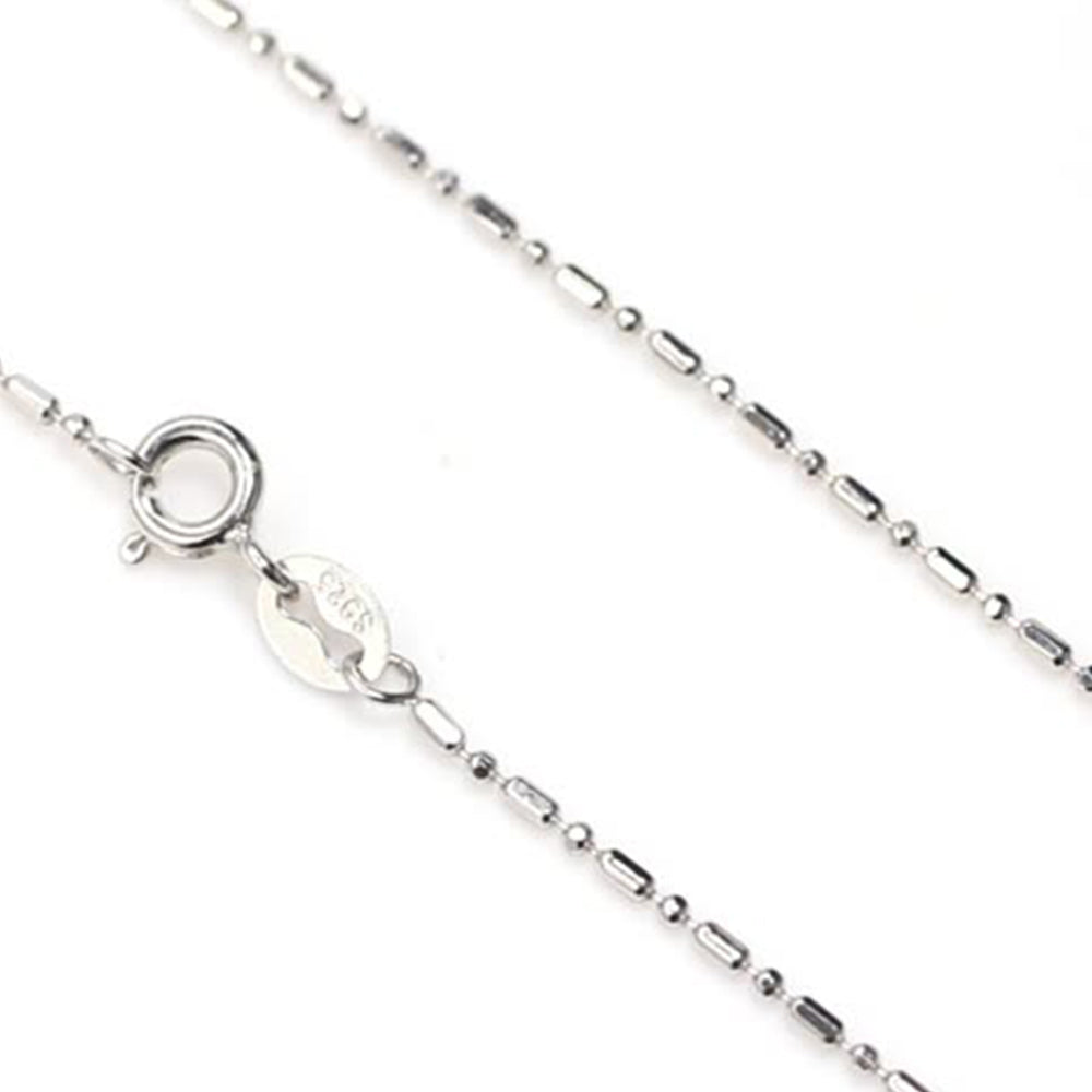 925 Sterling Silver Ball Barrel Bead Chain