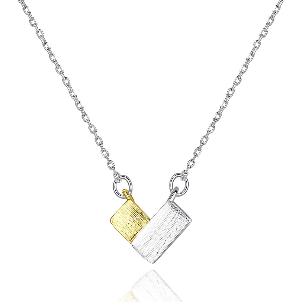 925 Sterling Silver Heart Necklace Fashion Jewelry Gift for Women Girls