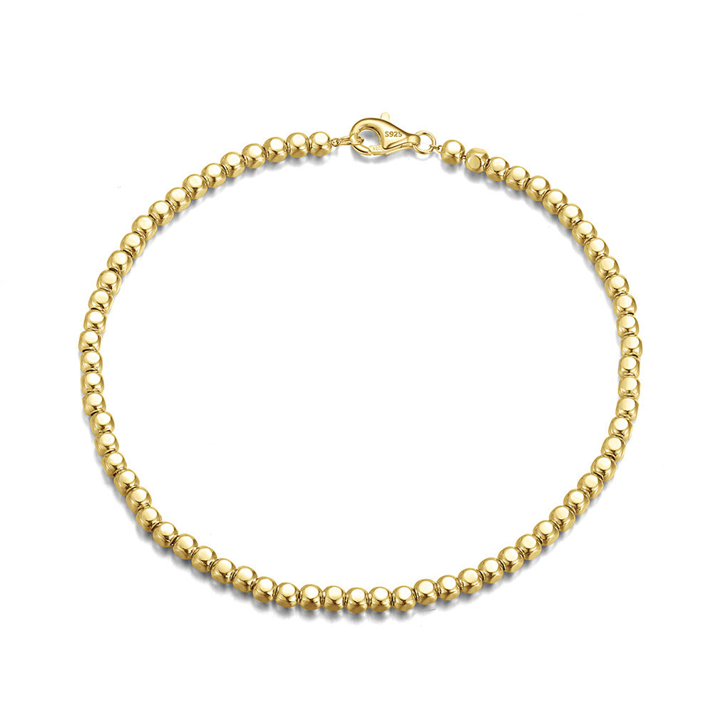 925 Sterling Silver Beads Bracelet