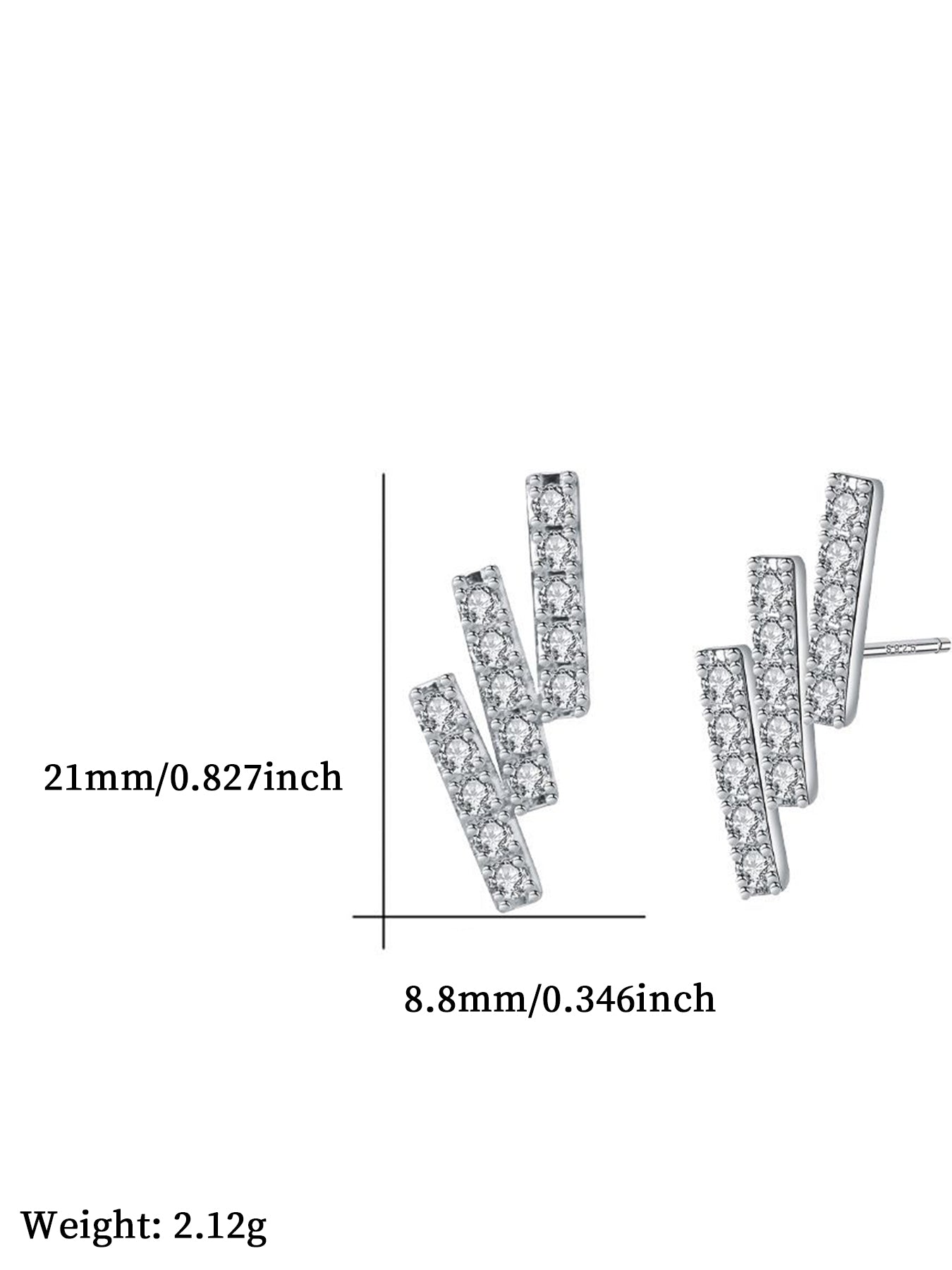 Fashion Stud Earrings, Fashionable Earrings for Women, Trendy All-match & Exquisite Jewelry for Birthday Gift