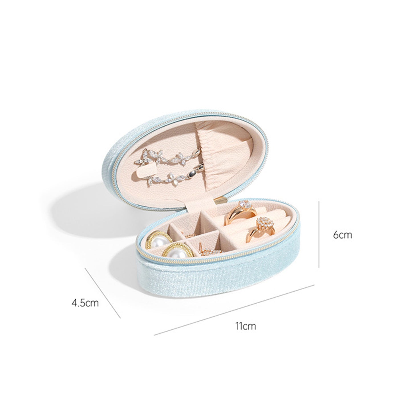 Portable Storage Case for Jewelry and Small Accessories