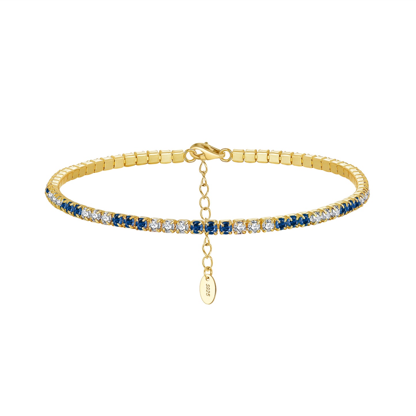 925 Sterling Silver 1.5mm 2mm 3mm 4mm Tennis Bracelet