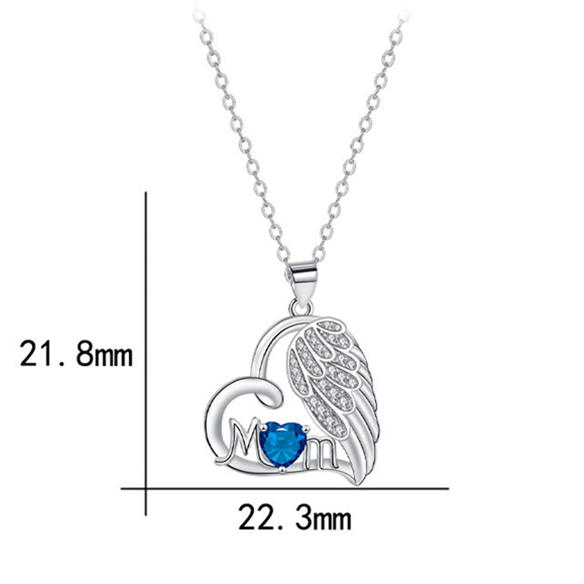 Copper With Silver Plated Heart Pendant Necklace