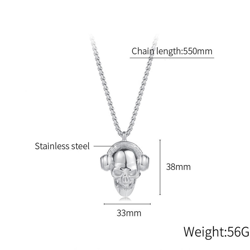 Stainless Steel Jewelry Skull Fashion Necklace Chain