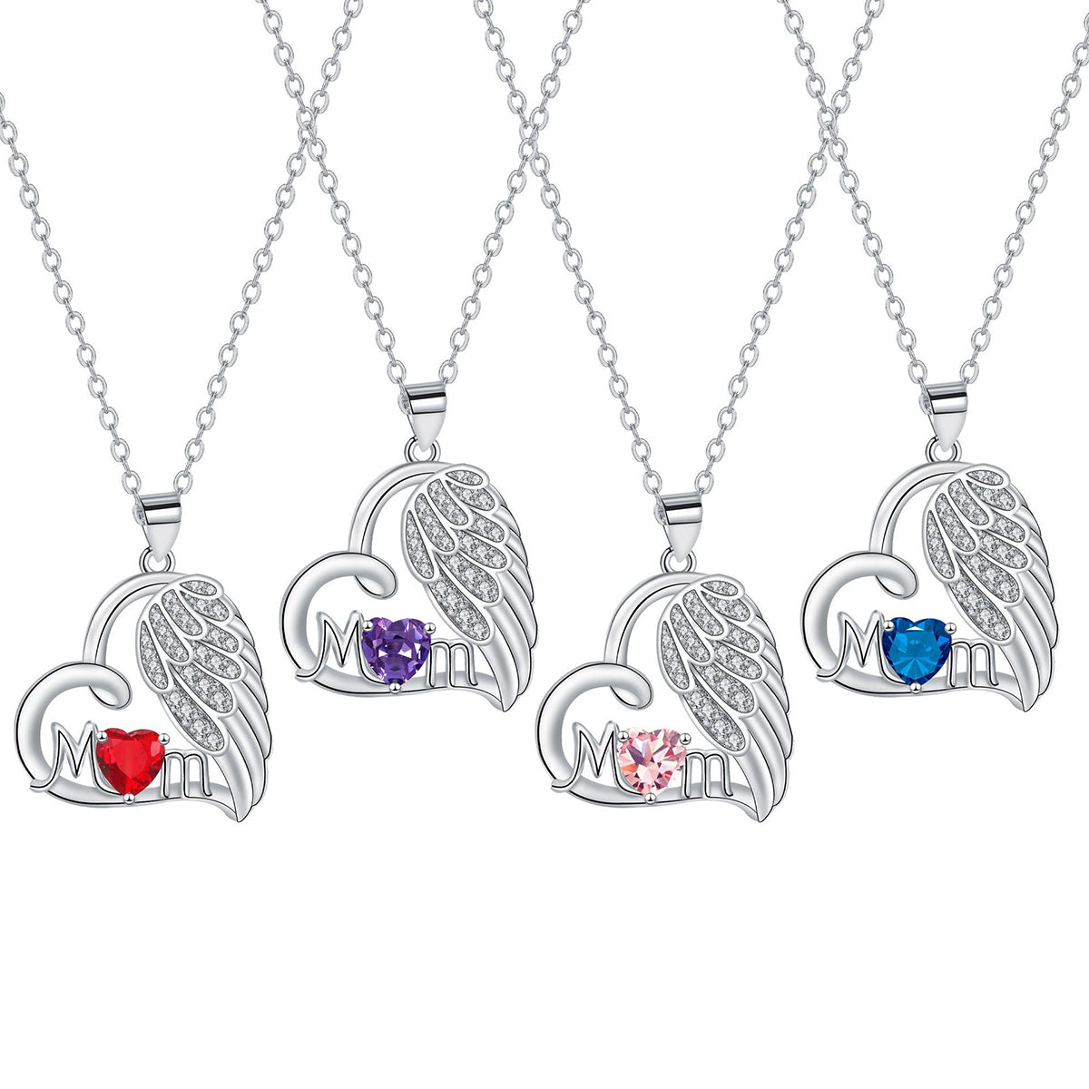 Copper With Silver Plated Heart Pendant Necklace