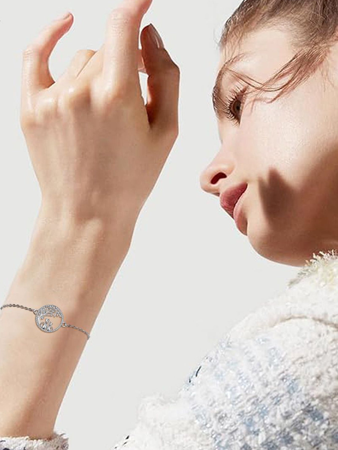 Cute Cat Design Bracelet, Fashionable Jewelry for Women & Girls, Trendy All-match & Exquisite Jewelry for Birthday Gift
