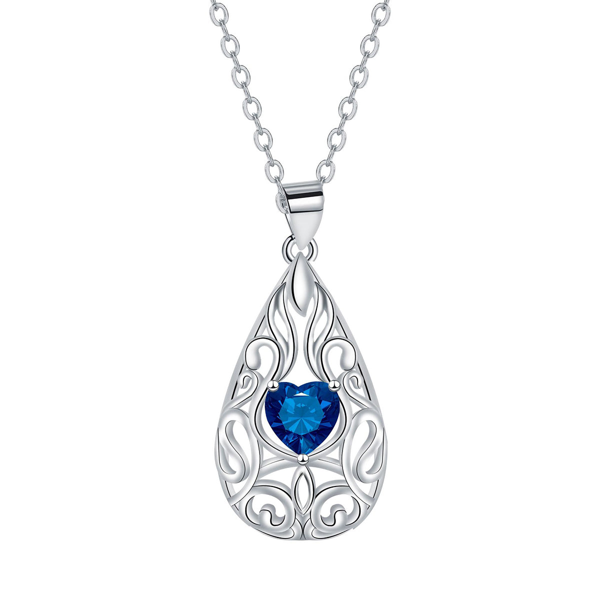 Copper With Silver Plated Tree Pendant Necklace