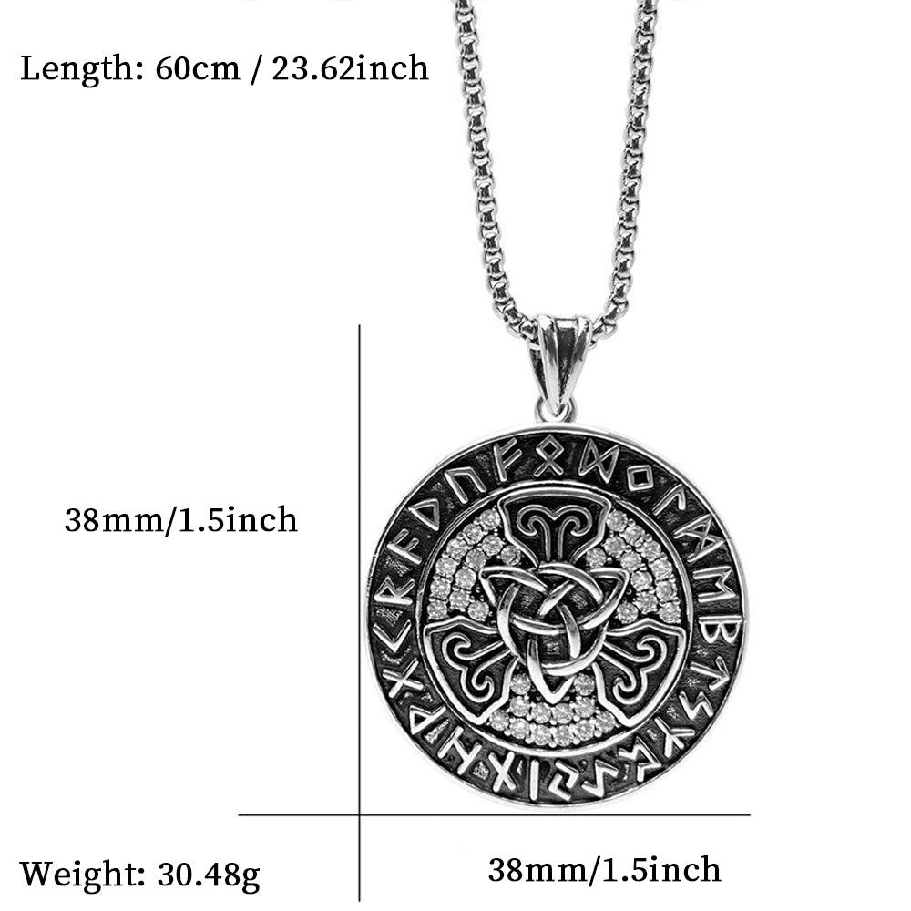 Celtic Pendant Necklace, Men Women's Fashion Jewelry, Perfect for Parties & Gifts, Elegant Accessory for Everyday Wear