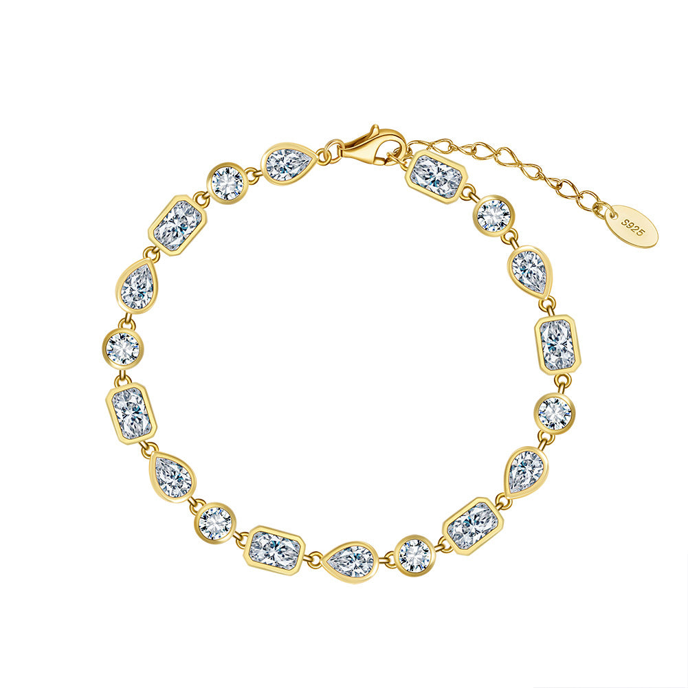 925 Sterling Silver 4mm Tennis Bracelet Extension Chain