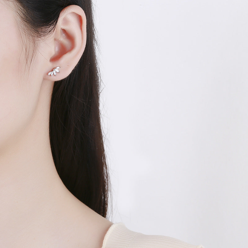 925 Sterling Silver Screw Back Stud Earrings