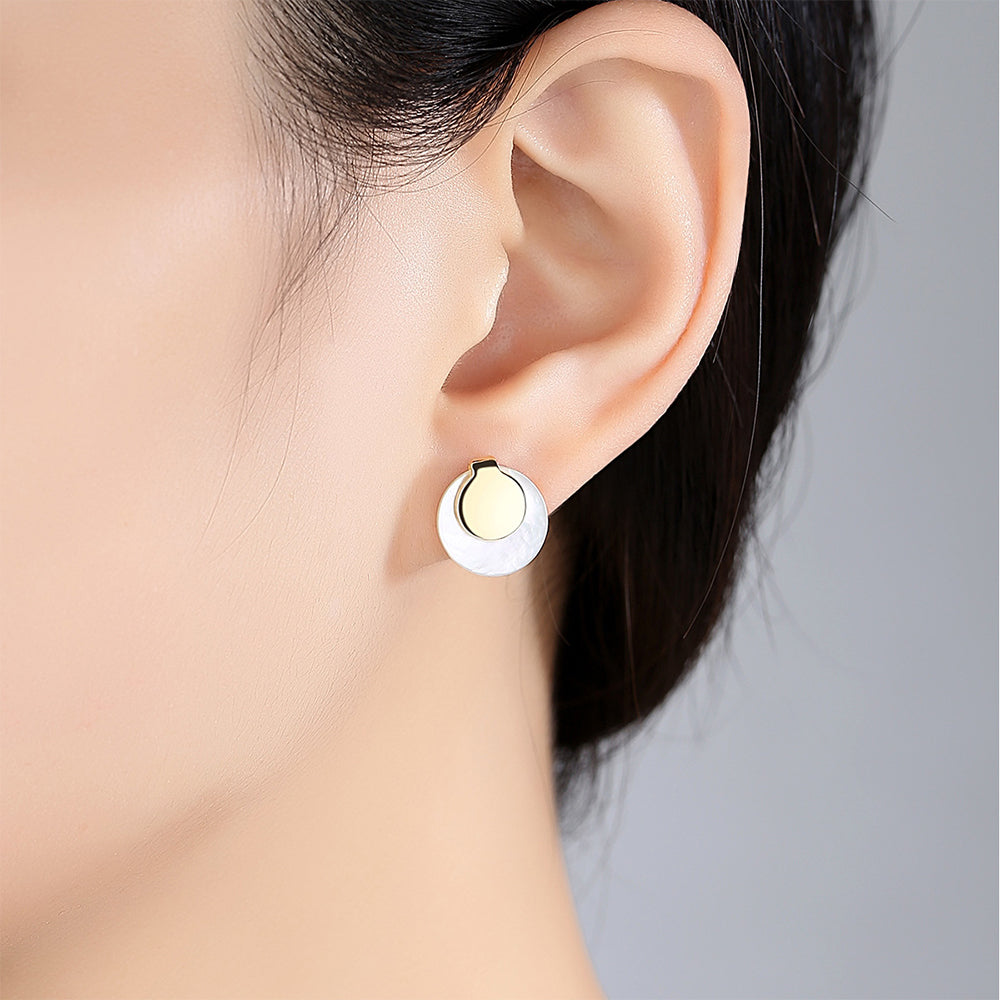 925 Sterling Silver Natural Pearl Drop Earrings Fashion Jewelry Gift for Women Girls