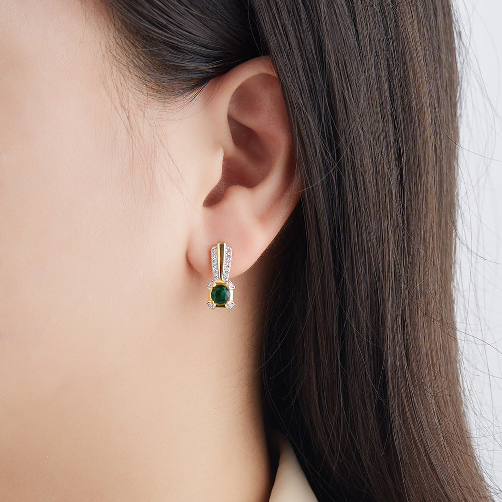 Brass With Plated Fashion Jewelry Earrings