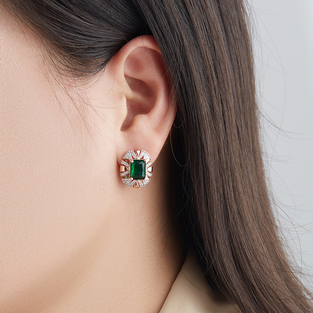 Brass With Plated Fashion Jewelry Earrings