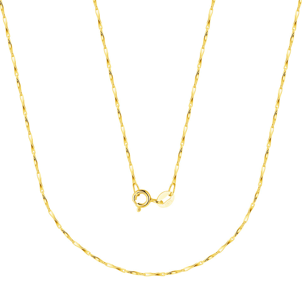 925 Sterling Silver Ingor Bar Chain