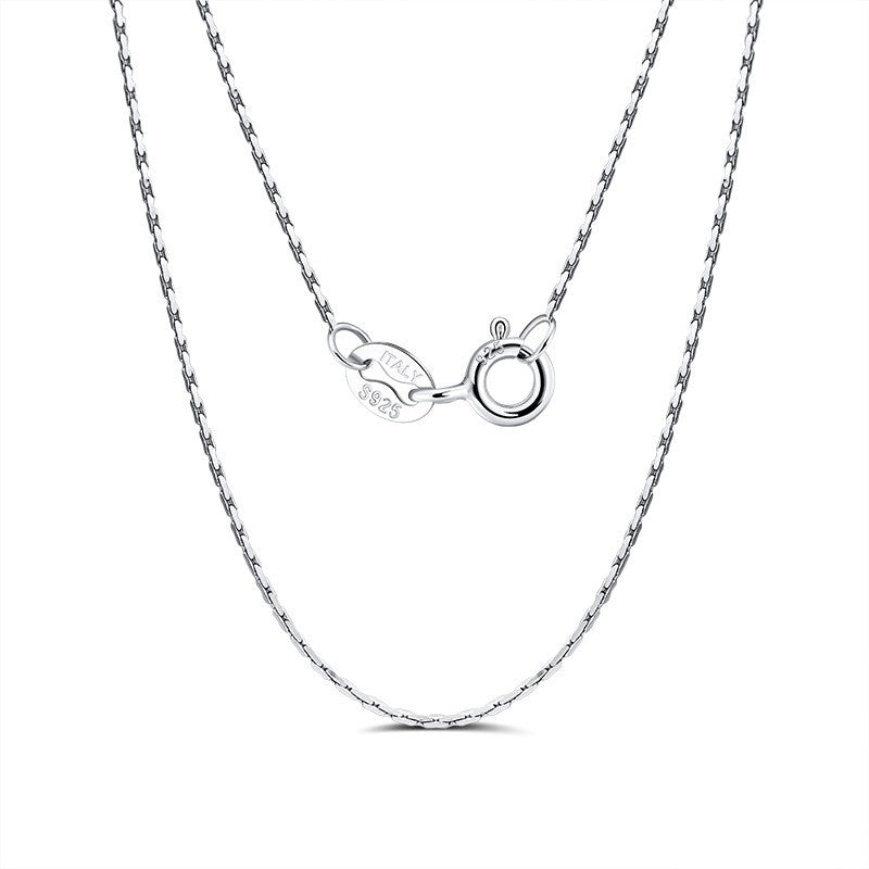 925 Sterling Silver Cardano Chain 0.6mm 1mm 1.3mm 1.5mm 2mm