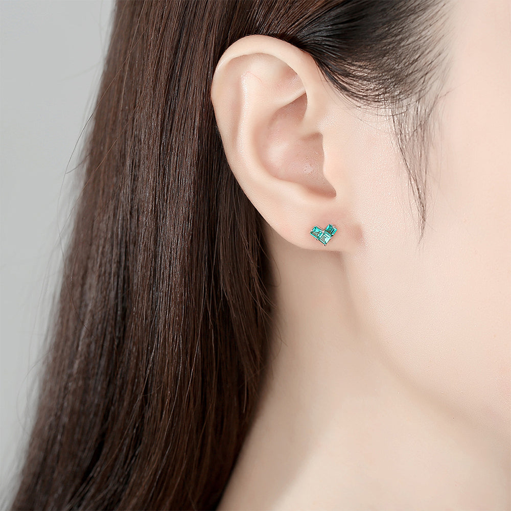 925 Sterling Silver Earrings Fashion Jewelry Gift for Women Girls