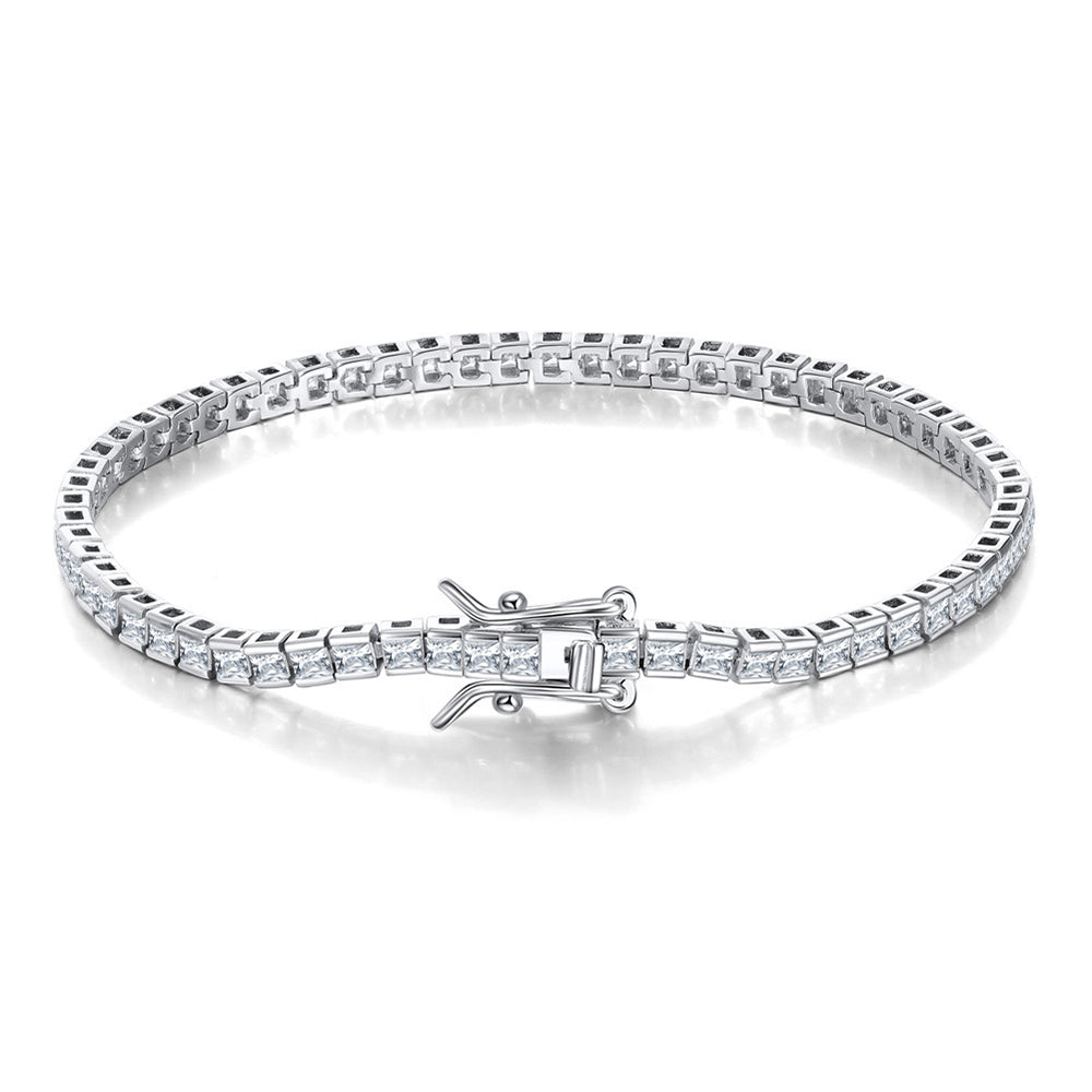 925 Sterling Silver 3mm Tennis Bracelet