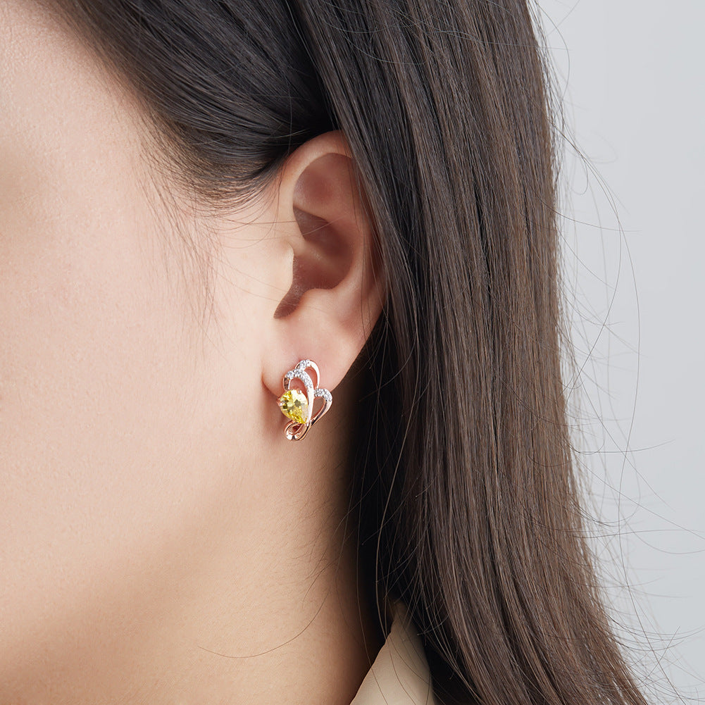 Brass With Plated Fashion Jewelry Earrings