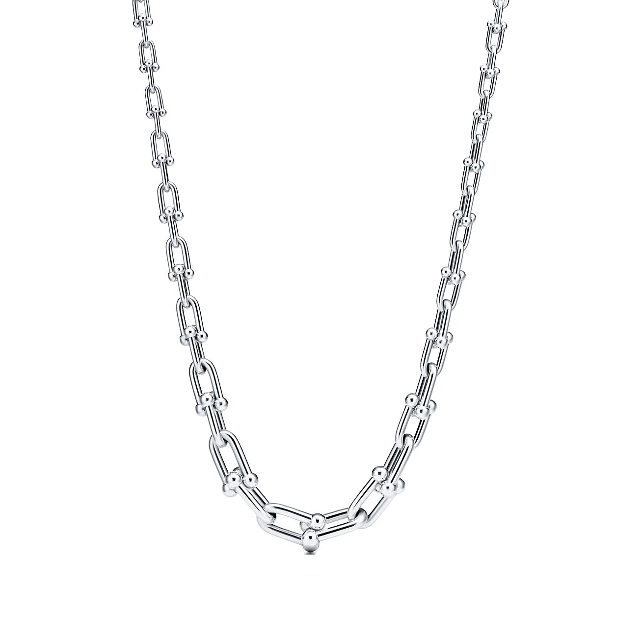 925 Sterling Silver U Shaped Link Chain