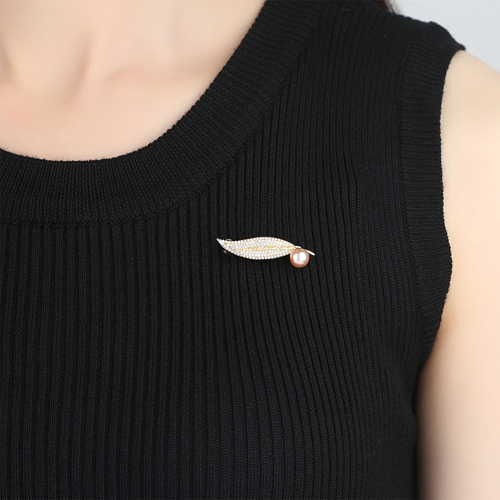 925 Sterling Silver Brooch Fashion Jewelry Gift for Women Girls