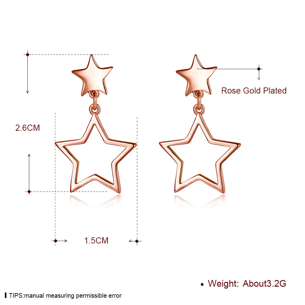 Brass With Plated Fashion Jewelry Earrings
