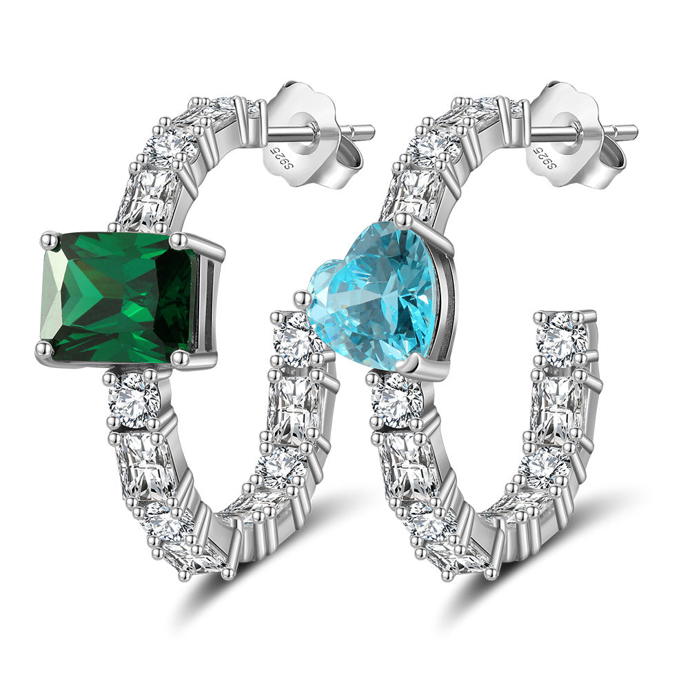 925 Sterling Silver Hoop Earrings
