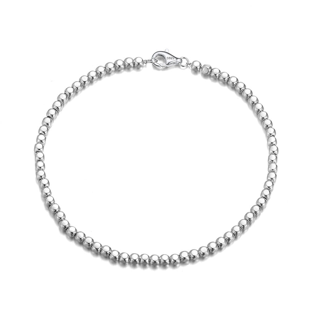 925 Sterling Silver Beads Bracelet