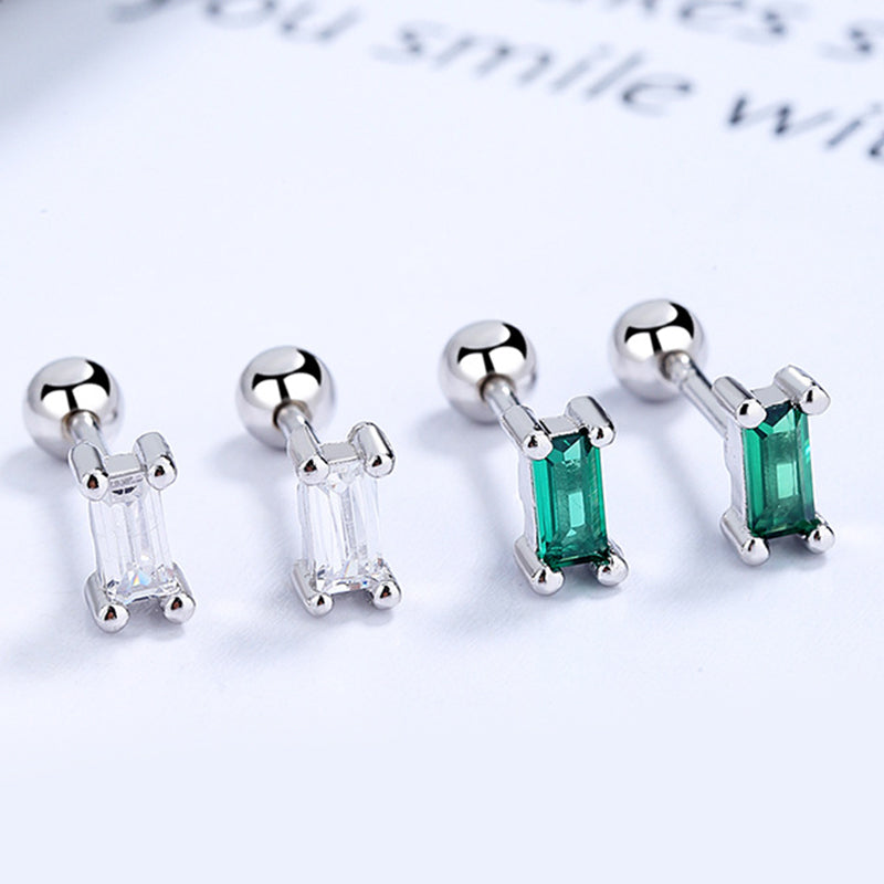 925 Sterling Silver Screwed Earrings