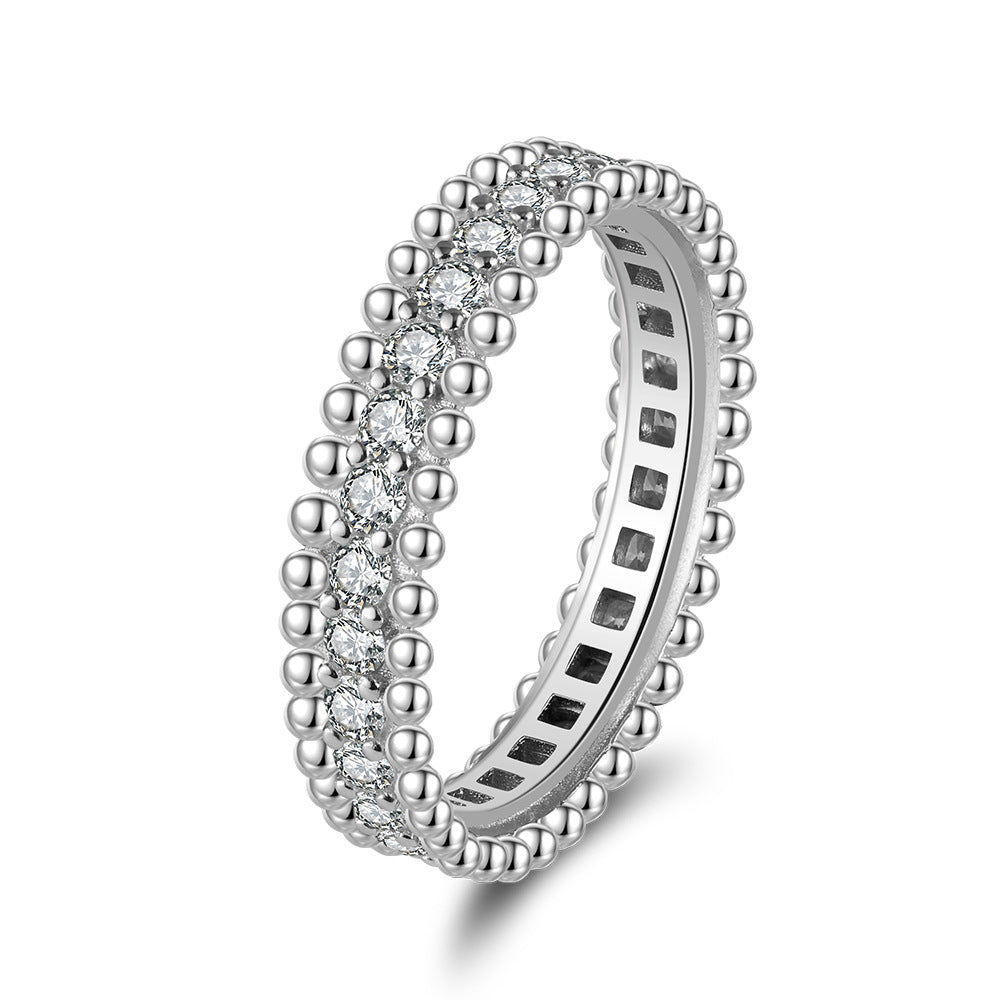 925 Sterling Silver Tennis Ring