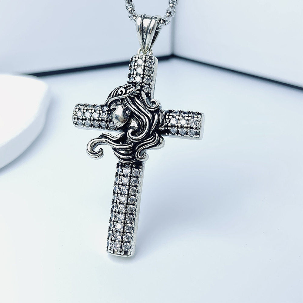 Cross Pendant Necklace, Men Women's Fashion Jewelry, Perfect for Parties & Gifts, Elegant Accessory for Everyday Wear