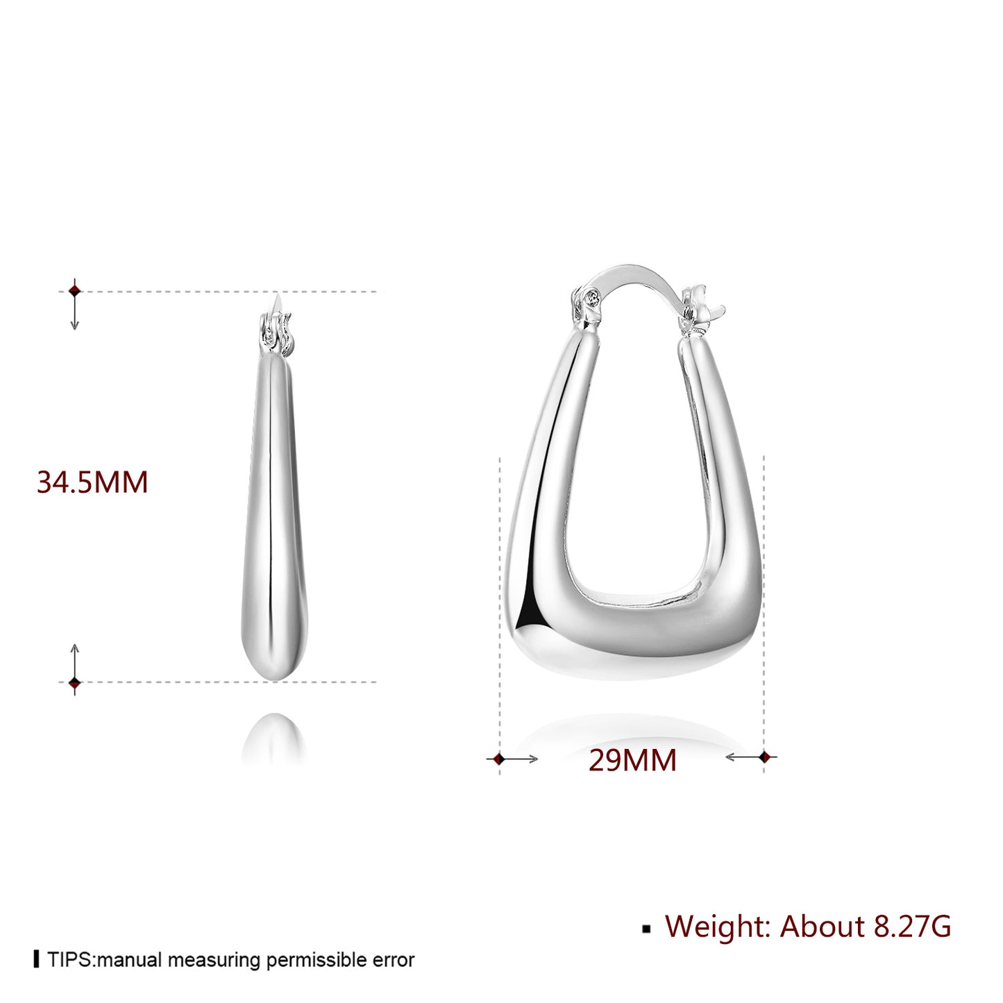 Brass With Plated Fashion Jewelry Earrings