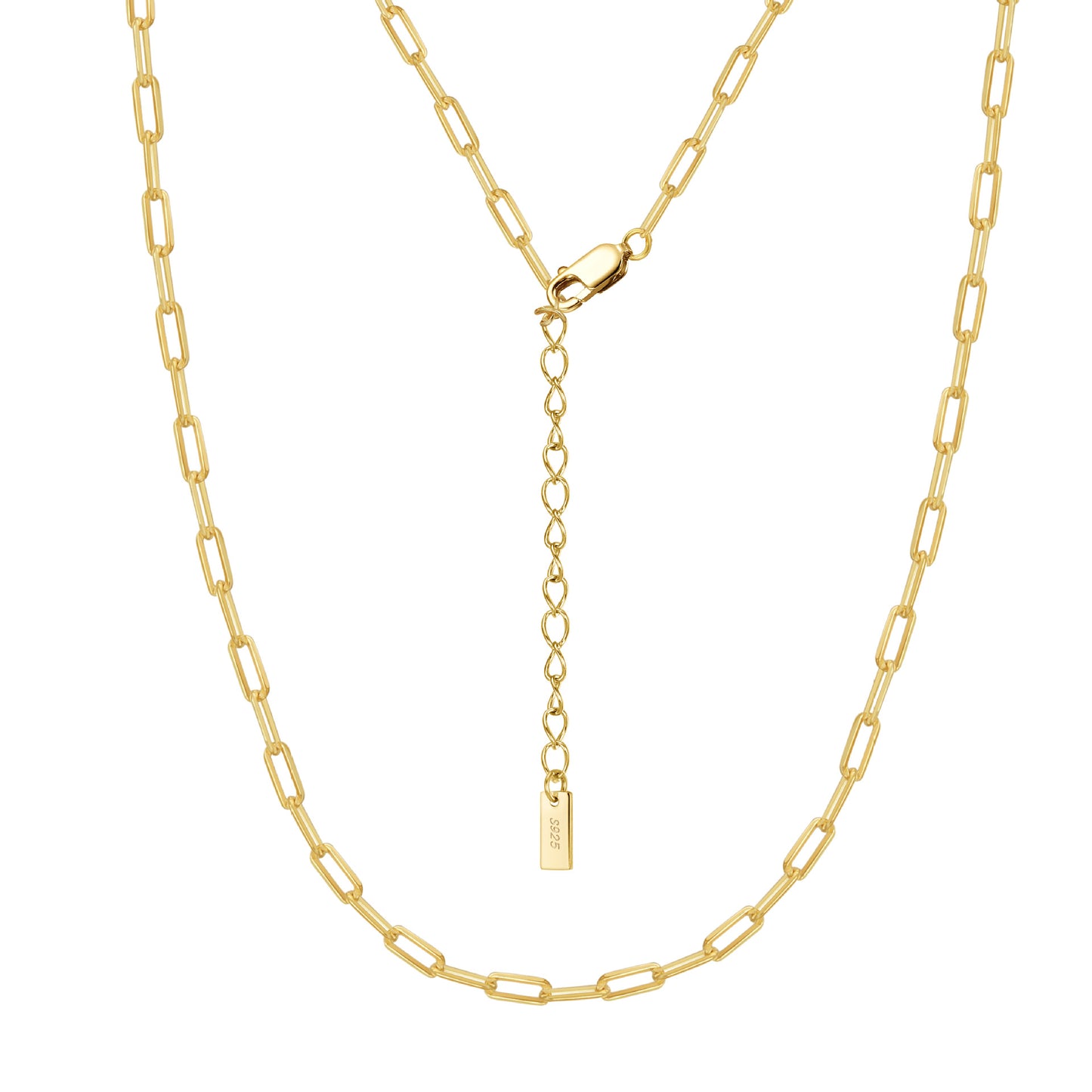 925 Sterling Silver Link Chain 1.8*4.2mm 2.2*6mm 3.0*9.3mm 4.5*12mm