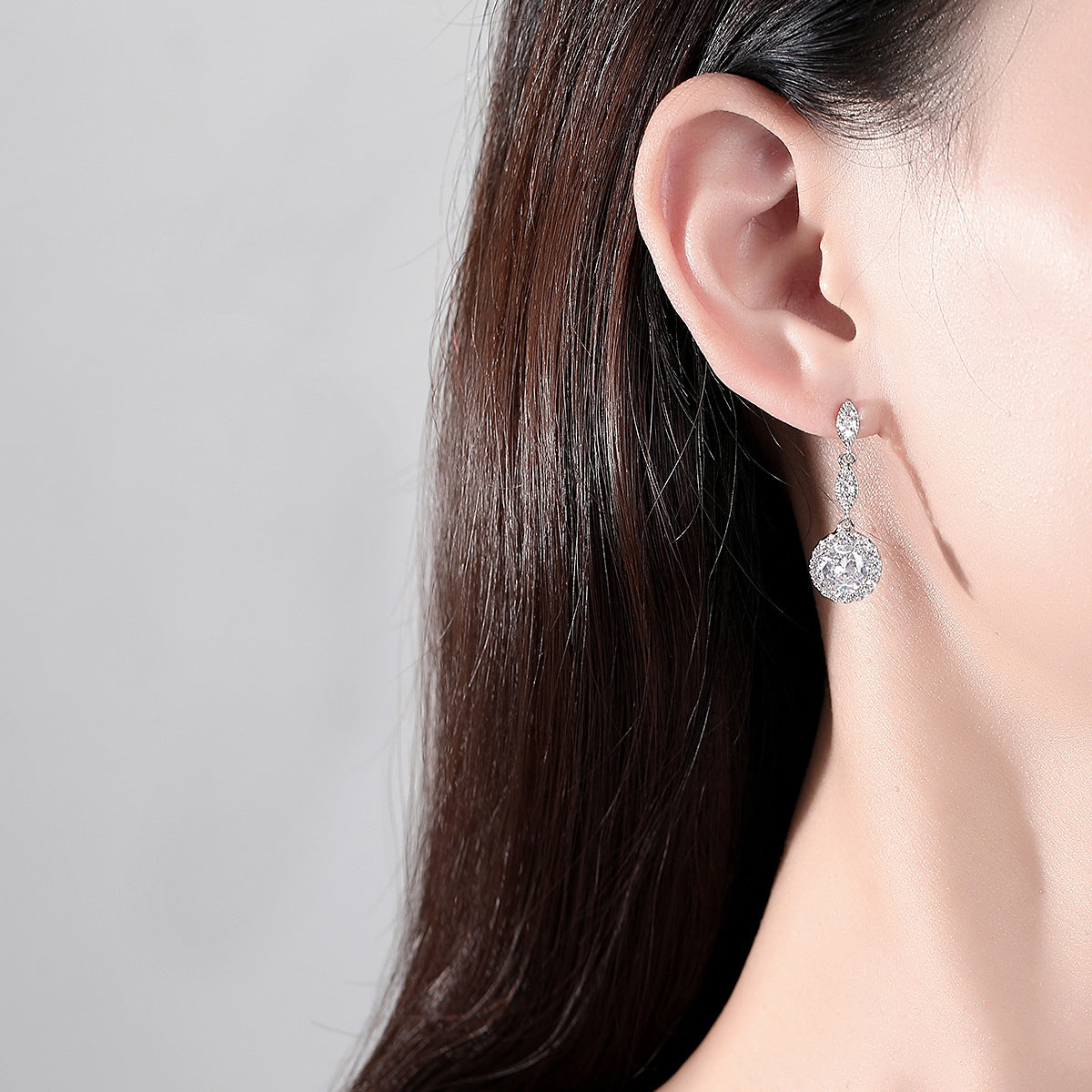 Copper With Plated Fashion Jewelry Earrings