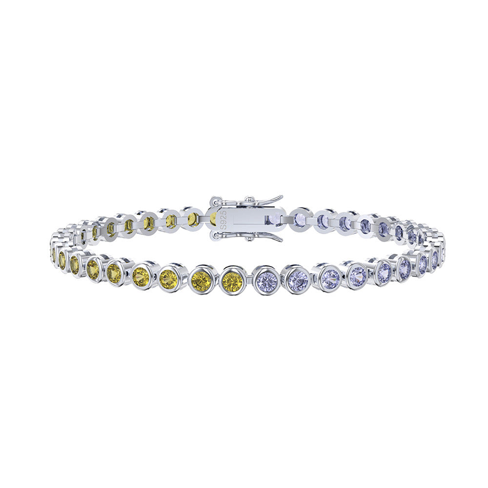 925 Sterling Silver 3mm Tennis Bracelet