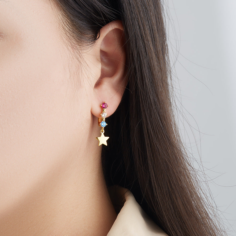 Brass With Plated Fashion Jewelry Earrings