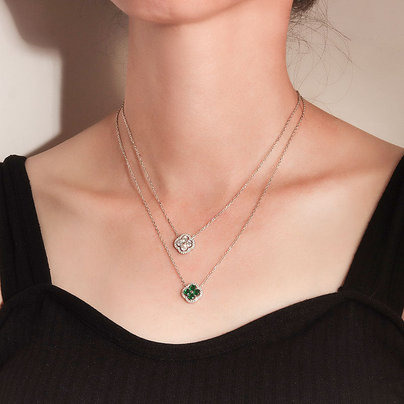 925 Sterling Silver Fashion Lucky Necklace