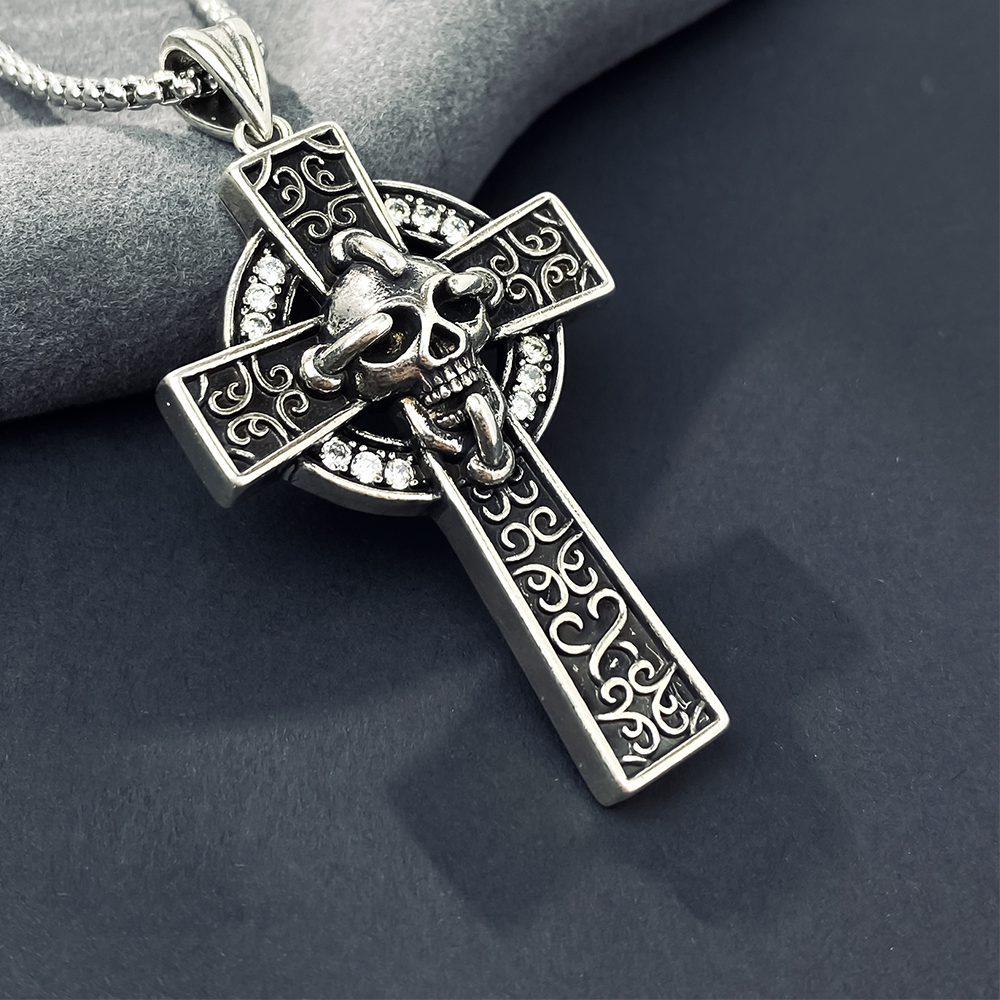 Cross Pendant Necklace, Men Women's Fashion Jewelry, Perfect for Parties & Gifts, Elegant Accessory for Everyday Wear