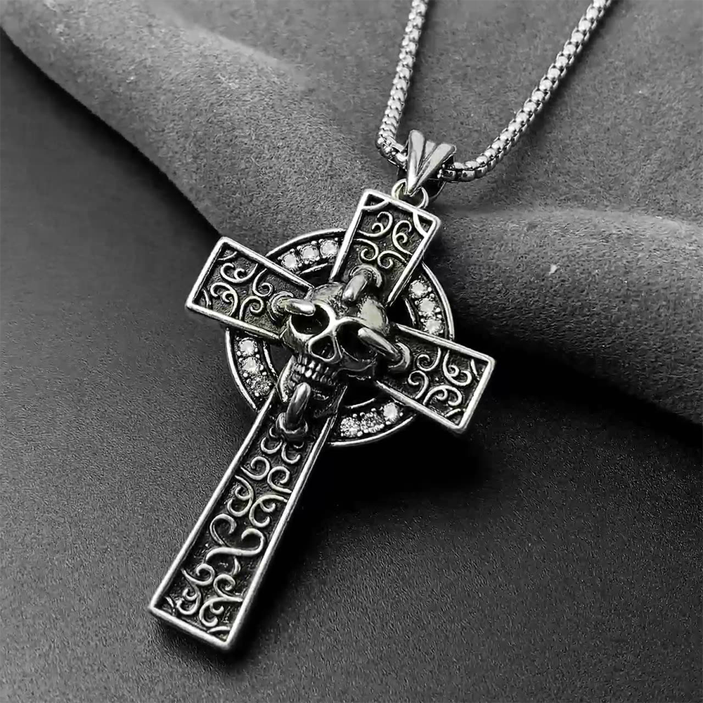 Cross Pendant Necklace, Men Women's Fashion Jewelry, Perfect for Parties & Gifts, Elegant Accessory for Everyday Wear