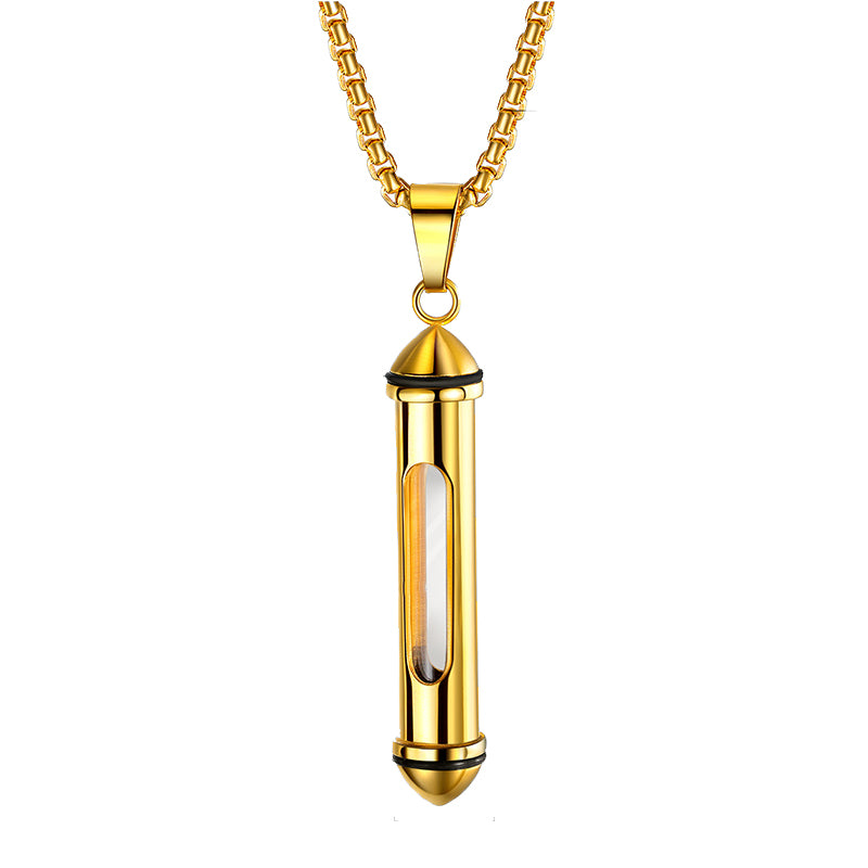 Stainless Steel Jewelry Bullet Fashion Necklace Chain