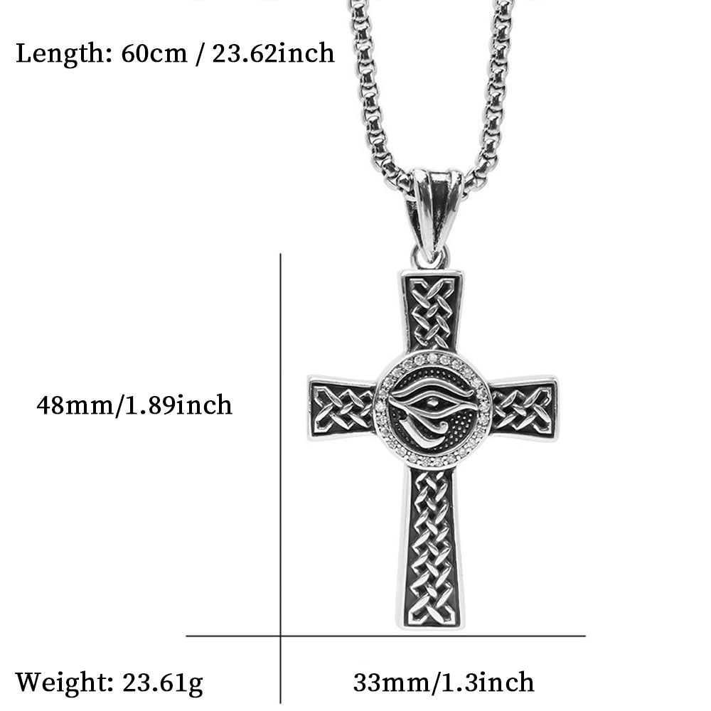 Cross Pendant Necklace, Men Women's Fashion Jewelry, Perfect for Parties & Gifts, Elegant Accessory for Everyday Wear