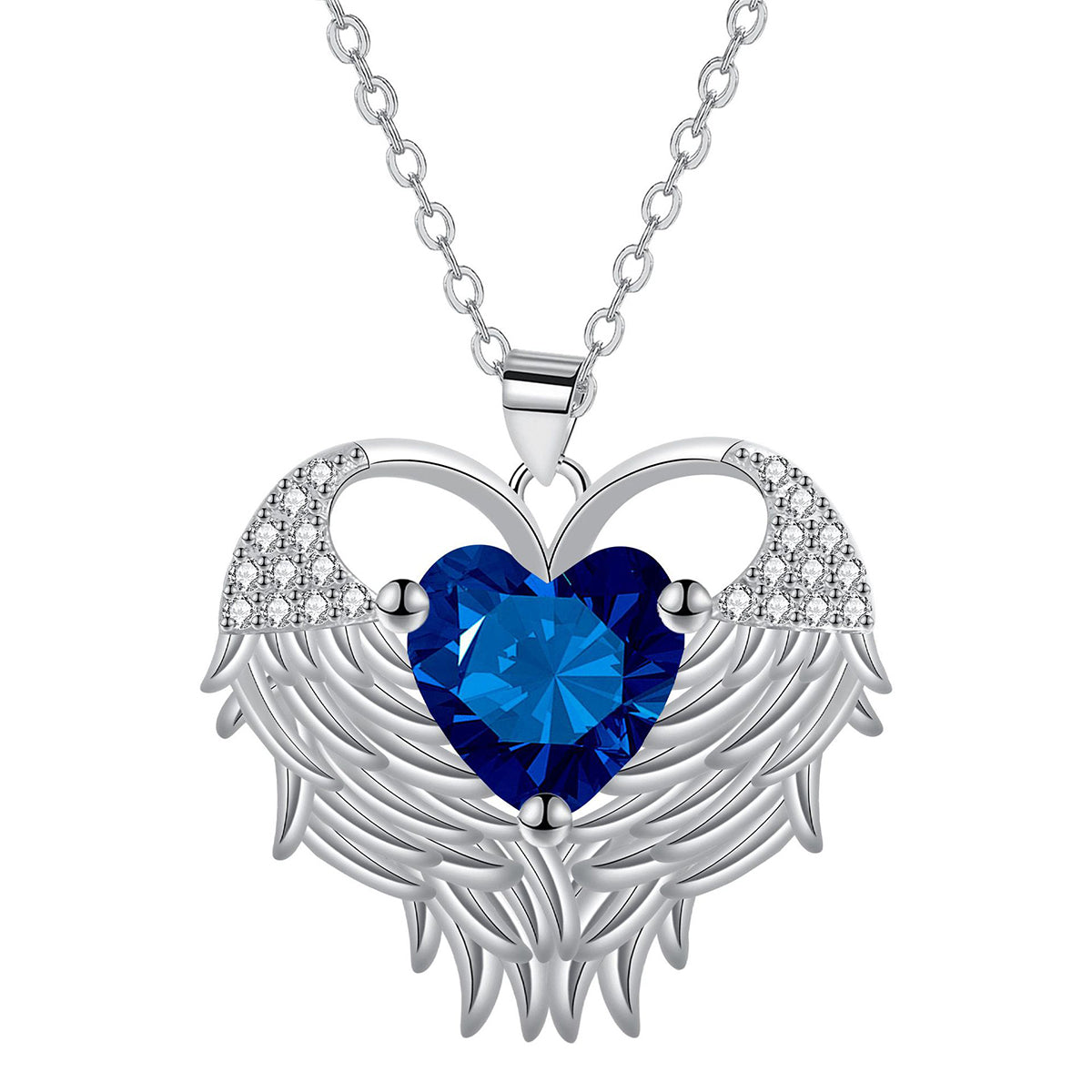 Copper With Silver Plated Heart Pendant Necklace